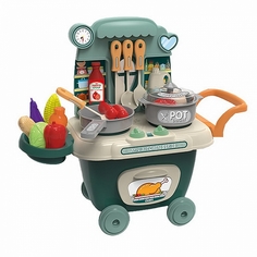 Игровой набор Pituso Кухня Taste Kitchen на колесиках, зеленый HW21020621-Green