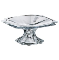 Ваза для фруктов 33 см нн плоская Crystalite Bohemia "Метрополитэн Без декора" 087760