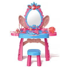 Игровой набор Pituso Трюмо принцессы с пуфиком голубой HW20061230