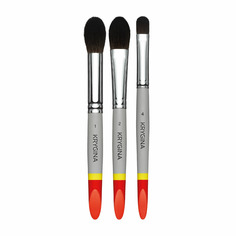 Набор кистей для макияжа Krygina cosmetics Makeup Brushes Kit Face 3 шт.