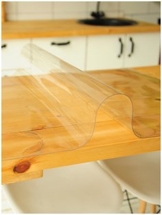 Силиконовая прямоугольная ПВХ скатерть PROTECT 140 x 105 x 0,05 см