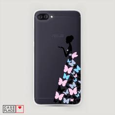 Чехол Awog "Платье из бабочек" для Asus Zenfone 4 Max ZC554KL