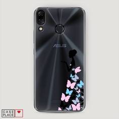 Чехол Awog "Платье из бабочек" для Asus Zenfone 5Z ZS620KL