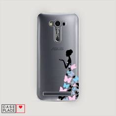 Чехол Awog "Платье из бабочек" для Asus Zenfone 2 Laser ZE500KL