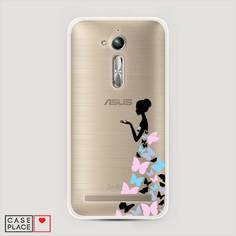 Чехол Awog "Платье из бабочек" для Asus Zenfone Go ZB500KL