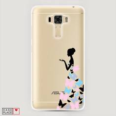 Чехол Awog "Платье из бабочек" для Asus Zenfone 3 Laser ZC551KL