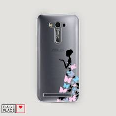 Чехол Awog "Платье из бабочек" для Asus Zenfone 2 Laser ZE550/551KL
