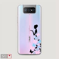 Чехол Awog "Платье из бабочек" для Asus Zenfone 7 ZS670KS