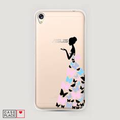 Чехол Awog "Платье из бабочек" для Asus Zenfone Live ZB501KL