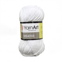 Пряжа YarnArt 7721131_00001 Creative 220 белый
