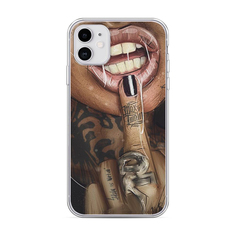 Чехол Awog для Apple iPhone 11 "Девушка с татуировками"