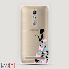 Чехол Awog "Платье из бабочек" для Asus Zenfone Go ZB500KG