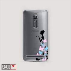Чехол Awog "Платье из бабочек" для Asus Zenfone 2 ZE550ML/ZE551ML