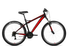 Велосипед 26" Forward Flash 26 1.2 Черный Красный 2022 г 15" RBK22FW26647