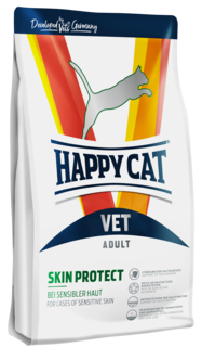 Сухой корм для кошек Happy Cat для поддержания здоровья кожи VET Diet Skin, 4 кг
