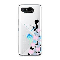 Чехол Awog "Платье из бабочек" для Asus ROG Phone 5S