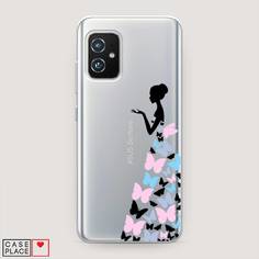 Чехол Awog "Платье из бабочек" для Asus Zenfone 8 Mini