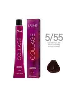 Краска для волос LakMe Color Care Collage Creme Hair Color, Крем-краска перманентная, 5/55