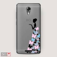 Чехол Awog "Платье из бабочек" для BQ 5201 Space
