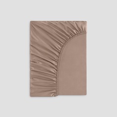 РАПСОДИЯ беж. простыня на резинке 180x200, 1 пр., хл/сат. R Togas