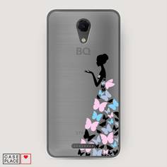 Чехол Awog "Платье из бабочек" для BQ 5044 Strike