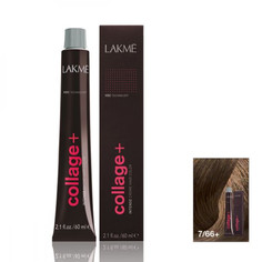 Краска для волос LakMe Color Care Collage Creme Hair Color, Крем-краска перманентная, 7/66