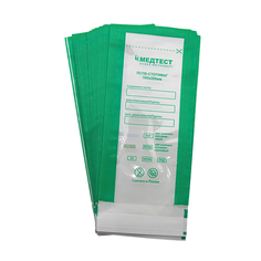 Крафт пакеты Медтест для стерилизации в сухожаровом шкафе 100х200 мм, 100 шт.