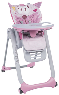 Стульчик для кормления Chicco Polly 2Start Miss Pink