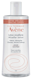 Мицеллярный лосьон Avene для очищения кожи и удаления макияжа, 500 мл