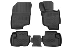 Коврики 3D в салон подходят для MITSUBISHI Outlander 2012 - > П.Р., 4шт. (полиуретан) Element