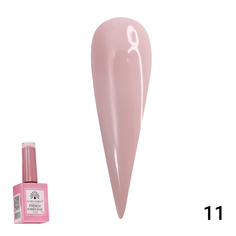 База для гель-лака Global Fashion Rubber Base Coat French Каучуковая, френч, 11, 15 мл