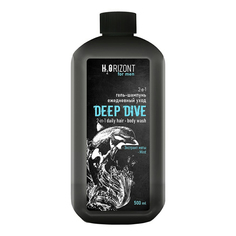 Гель-шампунь Vilsen H2Orizont Deep Dive для волос и тела с экстрактом мяты, 500 мл