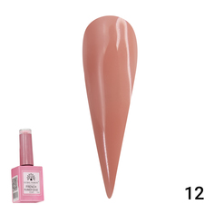 База для гель-лака Global Fashion Rubber Base Coat French Каучуковая, френч, 12, 15 мл