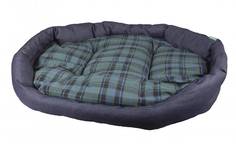Лежак для кошек и собак TiTBiT, джинсовый темный, XL, 66х76 см