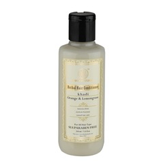 Кондиционер для волос Khadi Natural "Апельсин и Лемонграсс" - без парабенов, 210 мл