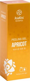 Пилинг-гель для лица AsiaKiss Apricot отшелушивающий, 180 мл