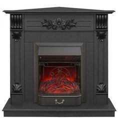 Электрокамин RealFlame Ottawa Corner DN с очагом Majestic Lux S BL
