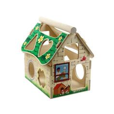 Сортер Кирпичный домик WoodLand 152102