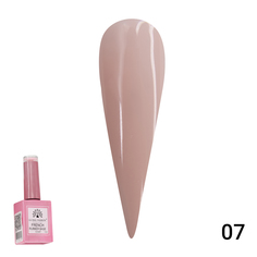 База для гель-лака Global Fashion Rubber Base Coat French Каучуковая, френч, 07, 15 мл
