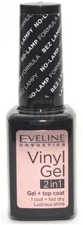 Лак для ногтей Eveline Vinyl Gel 2 в 1 204 12 мл