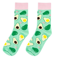 Носки женские Kawaii Factory Avocado mint зеленые 35-39