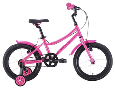 Велосипед детский Stark Foxy 16 Girl 2022, цвет розовый-розовый