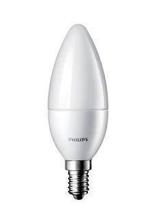 Лампа светодиодная Philips LED Candle Е14 6,5 Вт холодный белый свет 2700 К свеча матовая