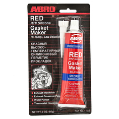 Герметик красный силиконовый высокотемпературный 85г ABRO A11R-CH-R-S