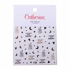 Наклейки нейл-тату Catherine Nail Tattoo Summer Moon «Summer Moon»