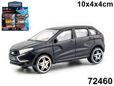 Машинка Lada XRAY. Матовая черная, 1:60 Autotime
