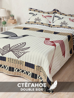 Стеганое покрывало Ambesonne с двумя наволочками 50х70 см с размерами: 240 x 230 см