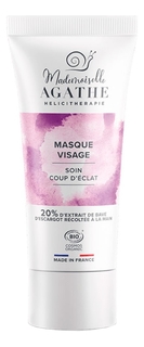 Маска Masque Mademoiselle Agathe Visage Soin Coup DEclat для Лица Осветляющая, 75 мл