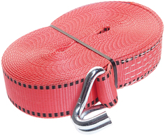 Стяжка крепления груза 8т 12м-50мм с крюком (без трещотки) ТМ 50-12/4LH TM