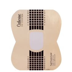 Шаблоны для наращивания ногтей Catherine Золотые 50 шт